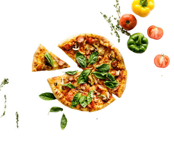 Pizza illustration for first order offer